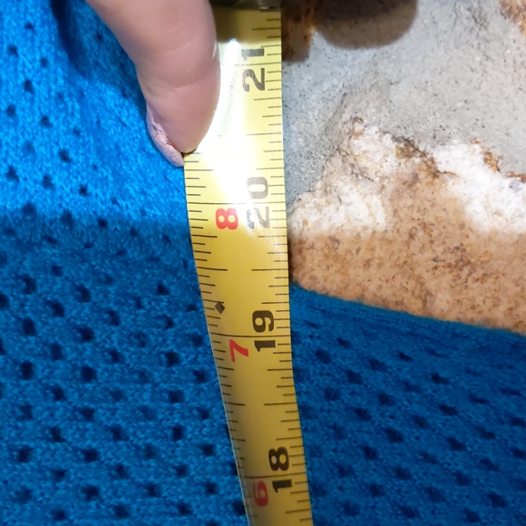 Sweet Romeo Teal Open Stitch Crewneck Sweater - Picture 11 of 11